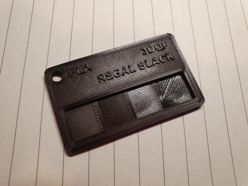Simple Filament Swatch Creator
