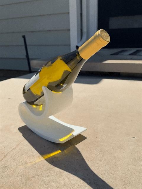 Kinetic Tipsy Wine Bottle Display Stand