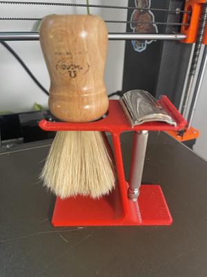 Safety Razor and Brush Holder