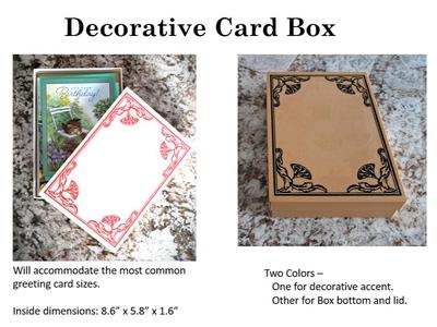 Decorative Box for Greeting Cards, etc...