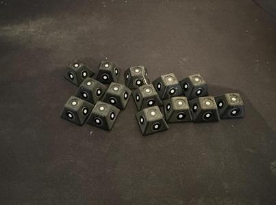 Magnetic target markers for 3D Scanning