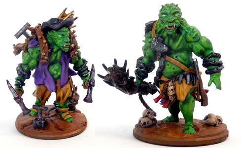 Cave troll and Cave Troll Prospector Large Creatures (Resin Miniatures)