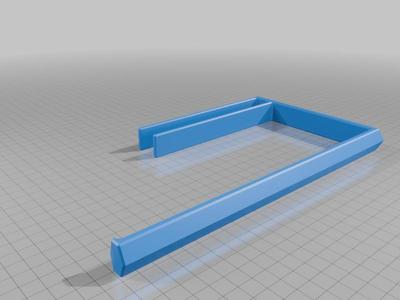 Larger paper towel holder for shelf