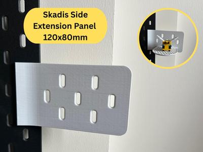 IKEA Skadis Side Extension Panel – 120x80 (RIGHT)