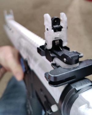 Flip-Up Rear Sight Housing Replacement for M4 S-System