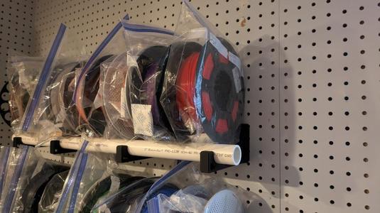 Pegboard Spool Holders (for PVC pipe)