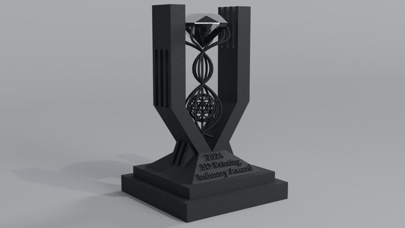 2024 3D Printing Industry Awards Unique Trophy Design