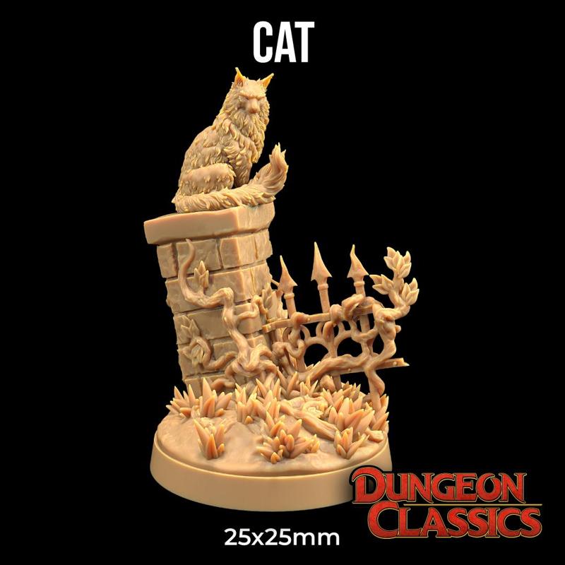 Cat | PRESUPPORTED | Dungeon Classics