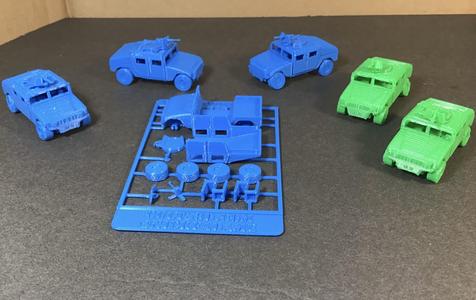 Humvee Card Model 1:100 Scale HMMWV High Mobility Multipurpose Wheeled Vehicle