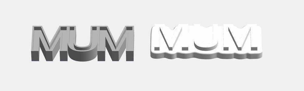 MUM logo text