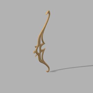 Traditional Indian Bow | Scalable Resin 3D Print Model