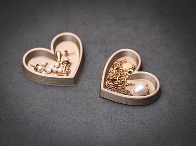 Mini Heart Dish