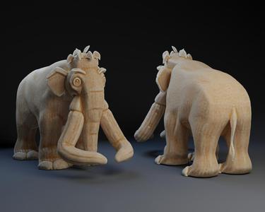 Cartoonish Mammoth