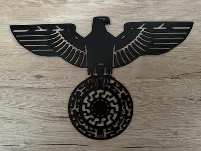 Imperial Eagle German Reich with Sun Wheel