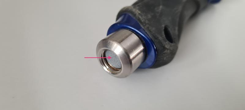Blade lock for a  TISA IMPREX FK-210/220 diving knife