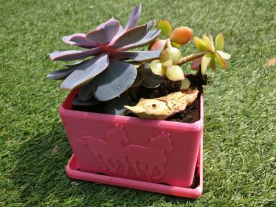 Plant tray horse @BQ_3d