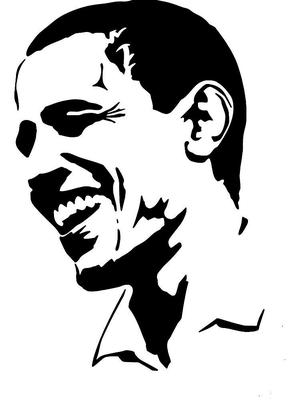 Obama Stencil