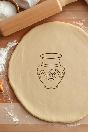 Vase Cookie Cutter, Biscuit Cutter