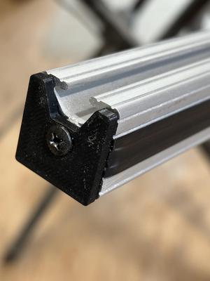 10 x 10 Extruded Aluminum End Cap