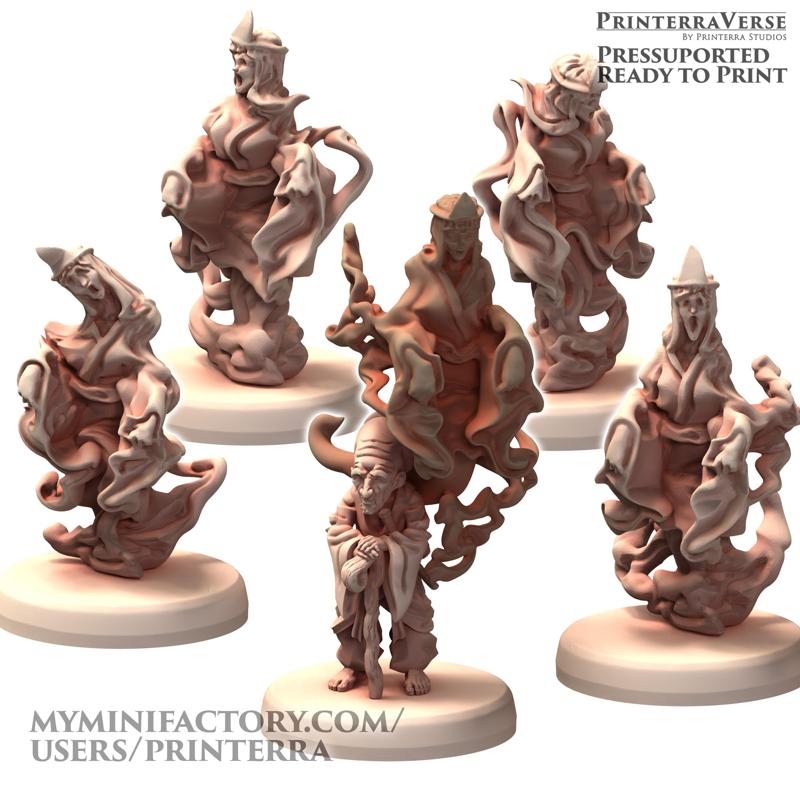 003 JAPAN Youkai Ghost Nurarhiyon Old Man and Yuurei Ectoplasm