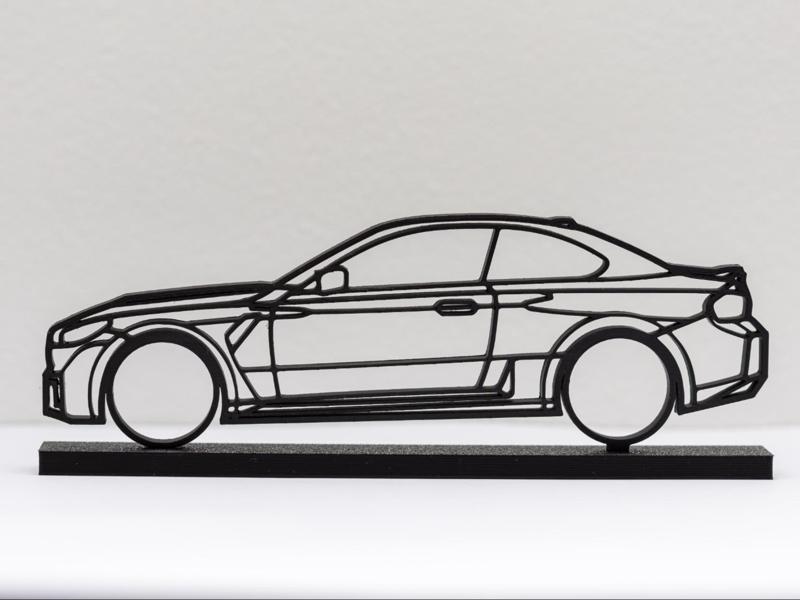 BMW M2 G87 Silhouette – A Freestanding Sculpture