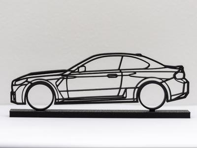 BMW M2 G87 Silhouette – A Freestanding Sculpture