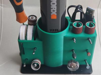 Rotary tool and bits holder worx V2