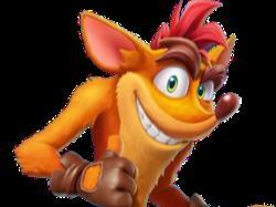 Crash Bandicoot w/ Fuzzy Hair