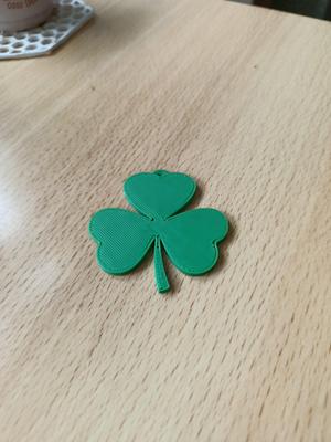 Shamrock keychain
