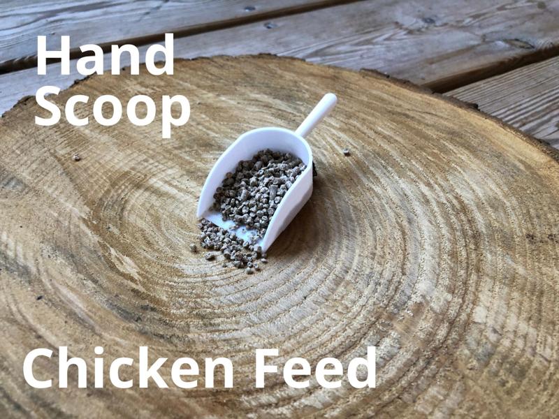 Hand Scoop for Chicken Feed & More