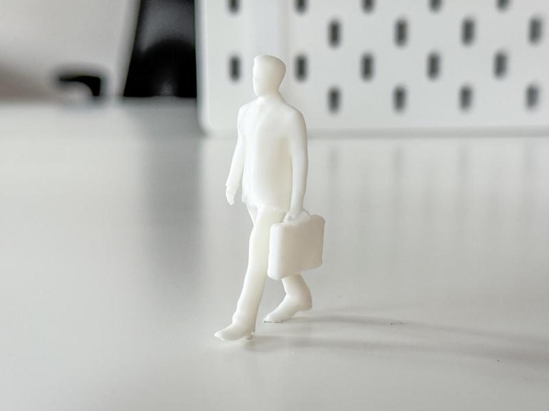Miniature Walking Businessman/Man for your Diorama