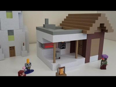 Minecraft village pt.2: Blacksmith house + Bell