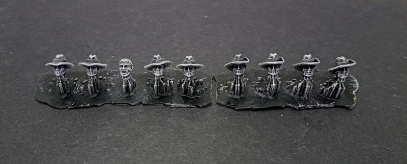 28 mm Anzac heads set
