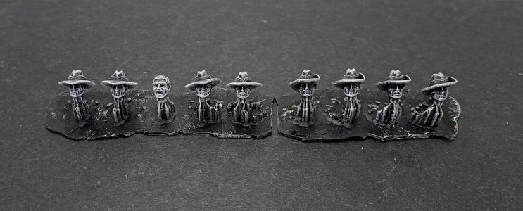 28 mm Anzac heads set