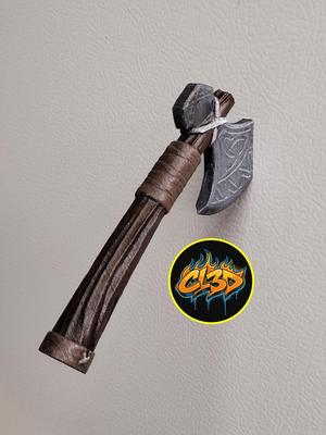 Viking Axe Fridge Magnet