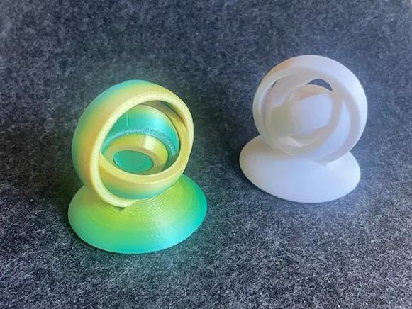 Rotating Fidget Ring Base Pressure in Place Gyro