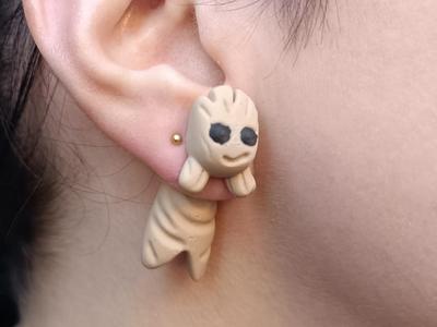 Groot Earrings–The Adorable Guardian for Your Ears