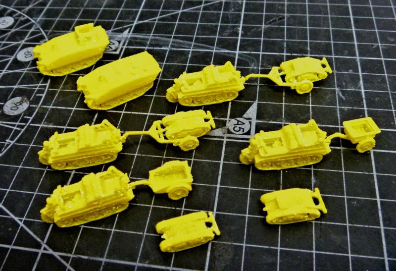 1-100 Kettenkraftrad, Springer & Goliath