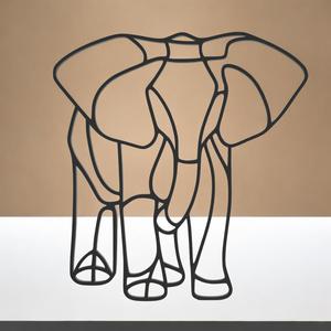 Elephant Line Art - Desktop Line Art