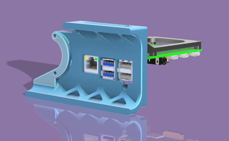Raspberry Pi 4B Voron 2.4 350 Skirt Mount