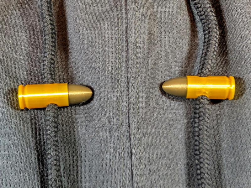 9mm Bullet Drawstring Charm