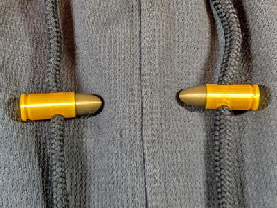 9mm Bullet Drawstring Charm
