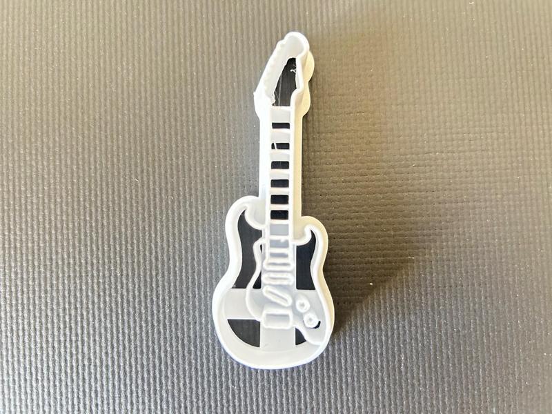 Electric Guitar Cookie Cutter