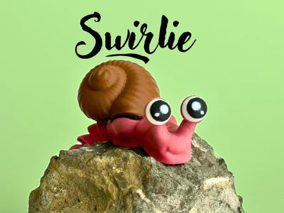 Swirlie - The Happy Articulated Snail