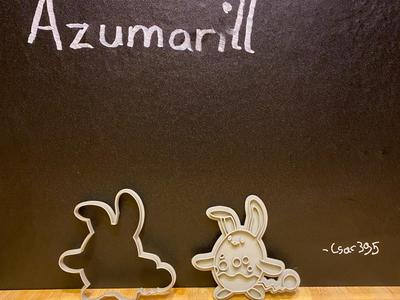 Azumarill Cookie Cutter and Stamp