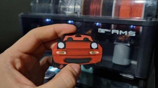 Mazda Miata MX5 front keyring (pop-up)