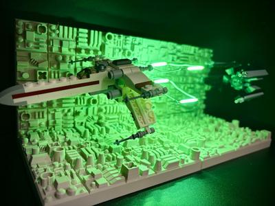 Diorama Star Wars Trench run