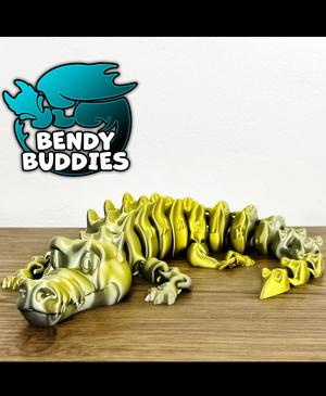 Crocodile Crocmo / Alligator Articulated / Print-in-Place Croc / Cute Reptile / Creature World Beast