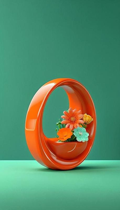 Sleek Ring-Shaped Planter
