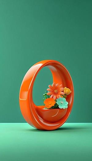 Sleek Ring-Shaped Planter